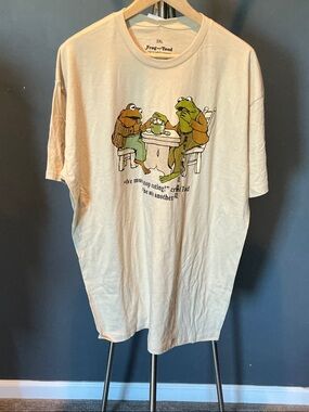 Frog and Toad Graphic Short Sleeve Tee - Cream